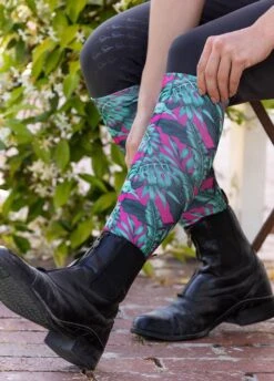 LeMieux Footsie Socks - Tropical Palm