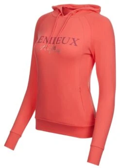 LeMieux Luxe Hoodie - Papaya -Equestrian Sale Store lemieux hoodie papaya 3rdy
