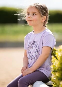 LeMieux Mini Lexi T-Shirt - Wisteria -Equestrian Sale Store lemieux mini lexi wisteria 3rdy