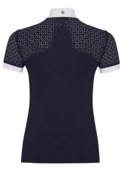 LeMieux Olivia Short Sleeve Show Shirt - Navy -Equestrian Sale Store lemieux olivia ss shirt navy 3rdy