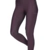 LeMieux Activewear Summer Pull On Breeches - Aubergine -Equestrian Sale Store lemieux pullon breech aubergine 1rdy