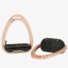LeMieux Vector Balance Stirrups - Black/Rose Gold -Equestrian Sale Store lemieux vector stirrup black rose 1rdy
