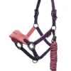 LeMieux Vogue Fleece Headcollar & Leadrope - Papaya -Equestrian Sale Store lemieux vogue headcollar papaya 1rdy