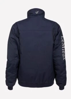 Team LeMieux Waterproof Crew Jacket - Navy -Equestrian Sale Store lemieux waterproof navy 3