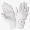 LeMieux Pro Touch Classic Riding Gloves - White 2 LeMieux Pro Touch Classic Riding Gloves - White -Equestrian Sale Store lm classic glove white 1rdy