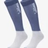 LeMieux Competition Socks - Ice Blue -Equestrian Sale Store lm comp socks ice blue 1rdy