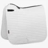 LeMieux Suede Dressage Square - White -Equestrian Sale Store lm dressage square white 1rdy