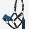 LeMieux Vogue Fleece Headcollar & Leadrope - Atlantic -Equestrian Sale Store lm headcollar atlantic 2rdy