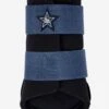 LeMieux Mini Brushing Boots - Indigo -Equestrian Sale Store lm mini boot indigo 1rdy 2