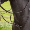 LeMieux Arika Running Martingale - Black/Silver -Equestrian Sale Store lm running martingale black 1rdy
