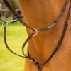 LeMieux Arika Running Martingale - Brown/Silver -Equestrian Sale Store lm running martingale brown 1rdy