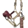 LeMieux Vogue Fleece Headcollar & Leadrope - Rioja -Equestrian Sale Store lmheadcollarriojardy