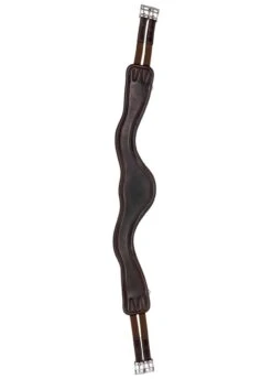 LeMieux Gel-Tek Anatomic Curve Jumping Girth - Brown -Equestrian Sale Store lmjumpgirthbrown3rdy