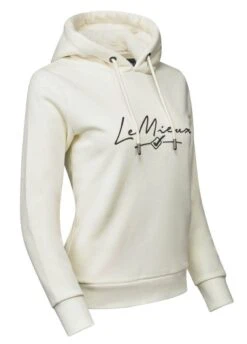 LeMieux Mollie Hoodie - Cream -Equestrian Sale Store lmmolliehoodiecream2rdy