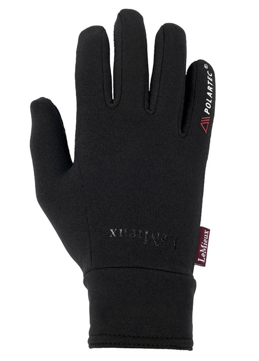 LeMieux Polar Tec Gloves - Black 3 LeMieux Polar Tec Gloves - Black