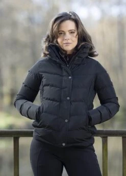 LeMieux Loire Short Coat - Black -Equestrian Sale Store lmshortcoatblack5rdy