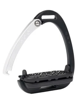 LeMieux Vector Balance Stirrups - Black/Aluminium -Equestrian Sale Store lmvectorblkalum rdy