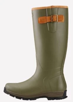 Ariat Men's Burford Insulated Wellingtons - Olive Green -Equestrian Sale Store mensburfordsiderdy