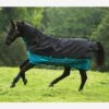 Mio All In One Turnout Medium - Black/Turquoise -Equestrian Sale Store mioallinonemed