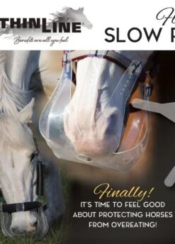 KM Elite ThinLine Flexible Filly Grazing Muzzle - Clear -Equestrian Sale Store muzzlebreatheadrdy