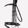 Montar Normandie Eco-Leather Dressage Bridle - Black 2 Montar Normandie Eco-Leather Dressage Bridle - Black -Equestrian Sale Store normandie3