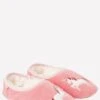 Joules Junior Slippet Felt Mule Slippers - Pink Unicorn -Equestrian Sale Store pinkunicorn3 1