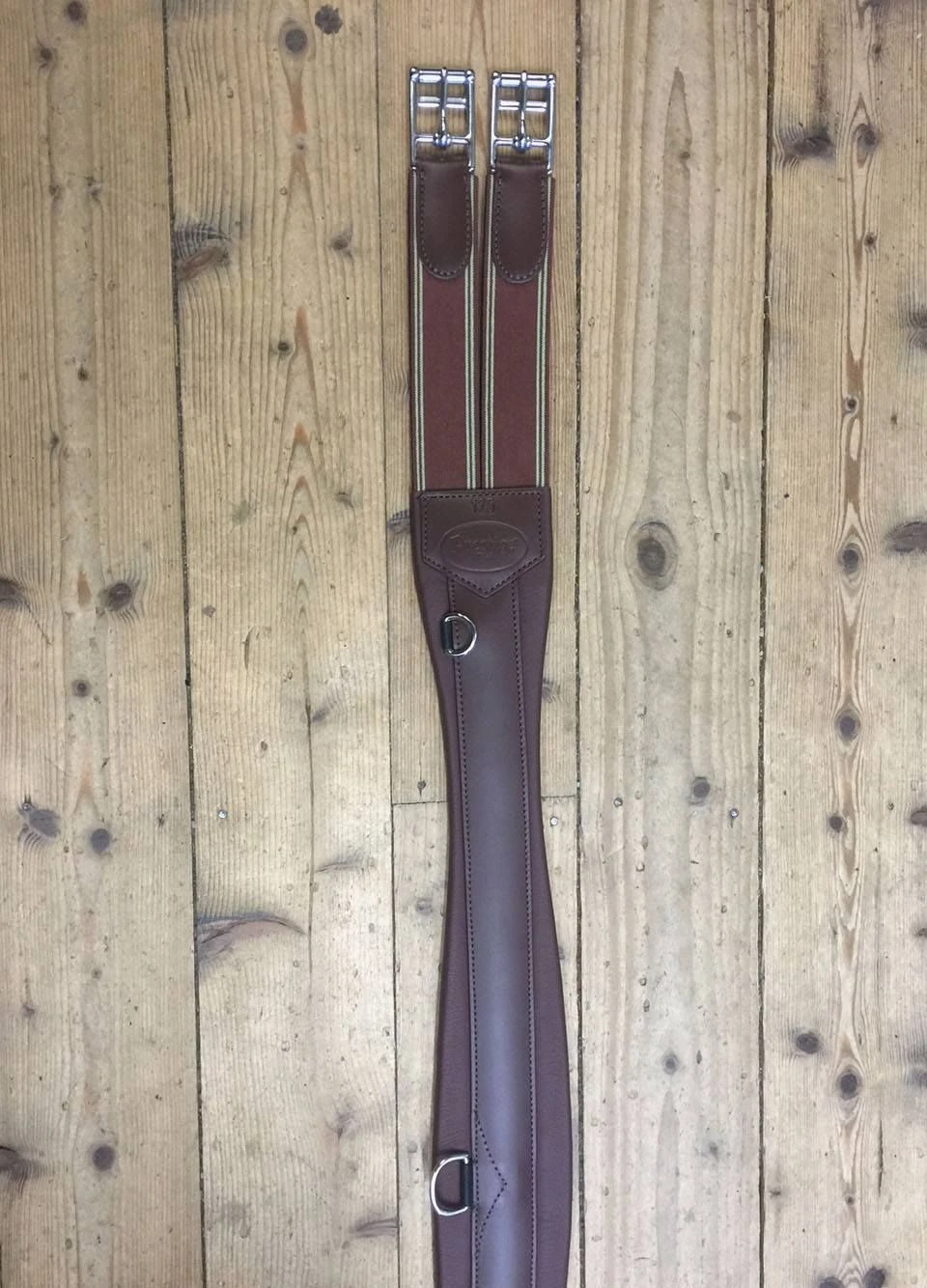 Prestige Leather Girth - Tobacco 4 Prestige Leather Girth - Tobacco - Image 2