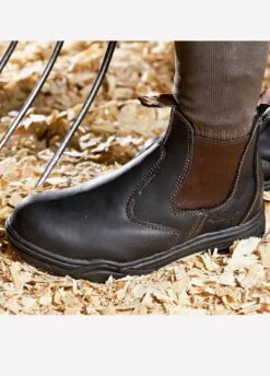 Mountain Horse Protective Jodphur Boots - Dark Brown -Equestrian Sale Store protectivejod2rdy