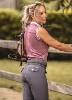 PS Of Sweden Candice Breeches - Grey -Equestrian Sale Store pscandicegrey4rdy
