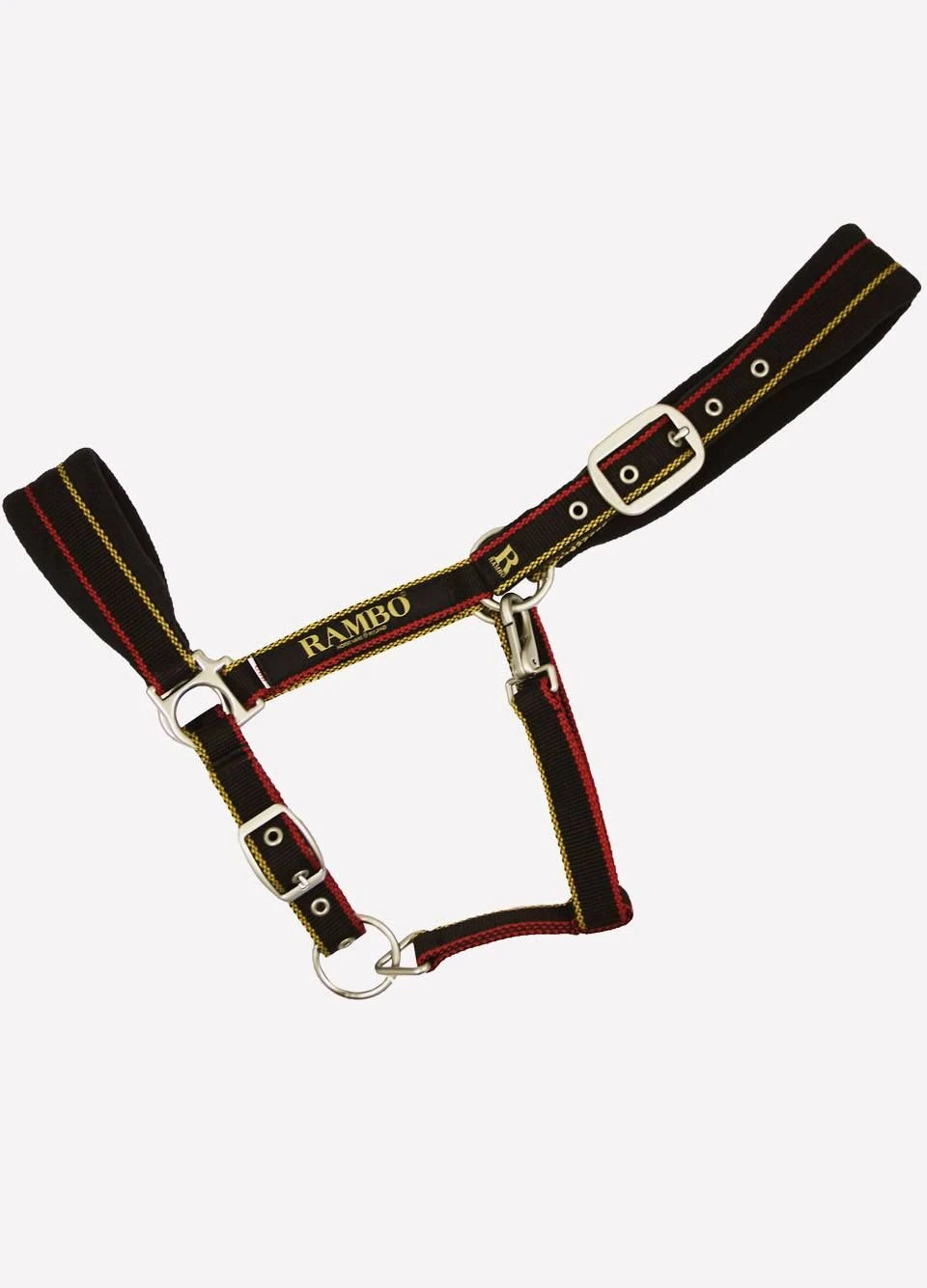 Rambo Padded Headcollar - Witney Gold 4 Rambo Padded Headcollar - Witney Gold - Image 2