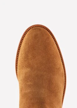 Fairfax & Favor Heeled Regina Suede Boot - Tan -Equestrian Sale Store reginaheeltan6