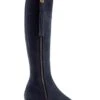 Fairfax & Favor Ladies Heeled Regina Narrow Fit Suede Boot - Navy -Equestrian Sale Store reginanarrowheelednvy3rdy 1