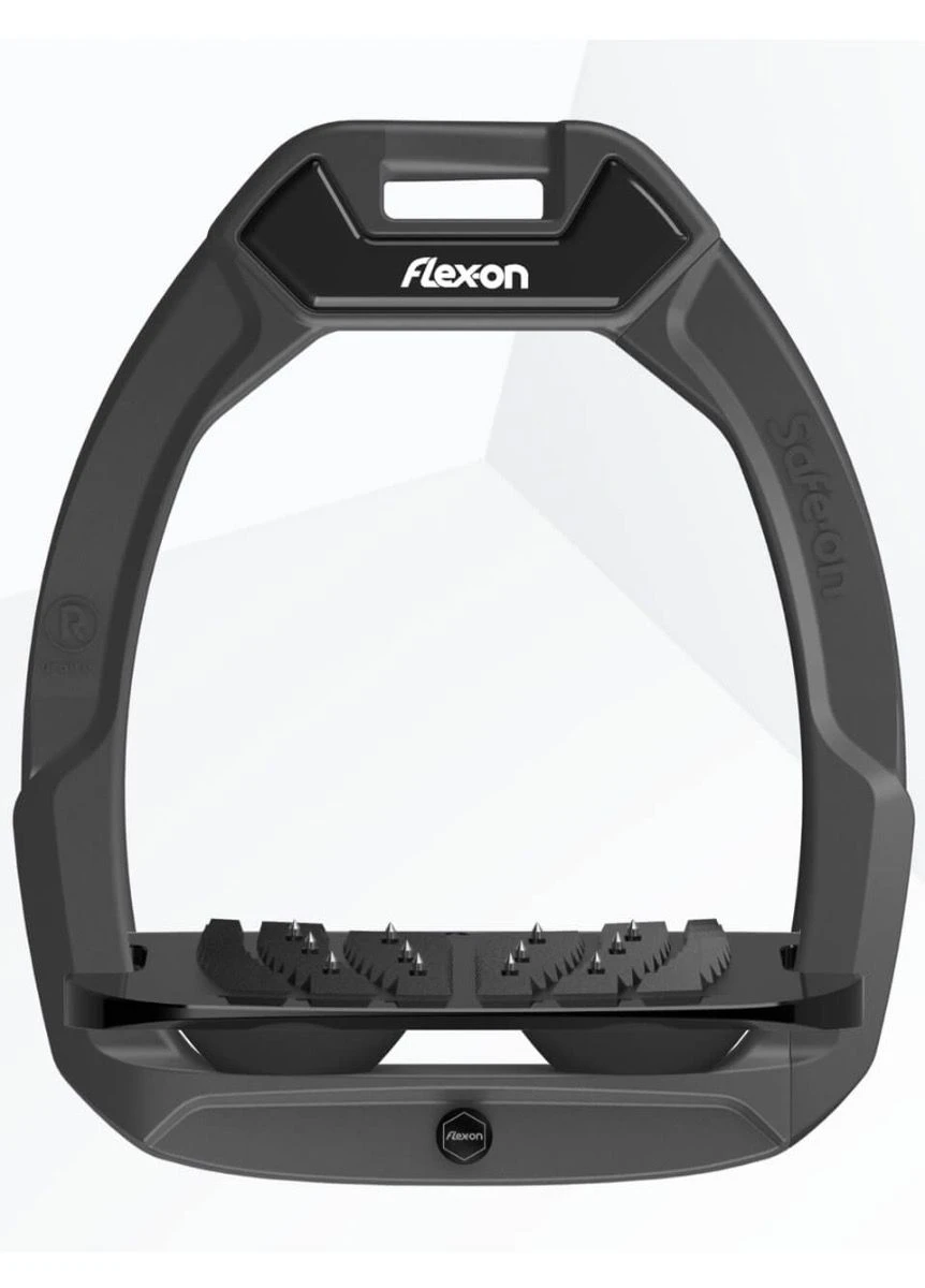 Flex-On Safe-On Stirrups - Black/Black 3 Flex-On Safe-On Stirrups - Black/Black