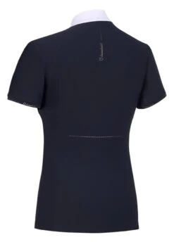 Samshield Aloise Competition Shirt - Navy -Equestrian Sale Store samsaloisecompshortnavy2rdy