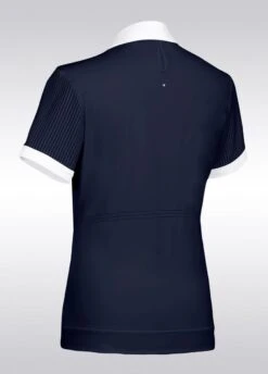 Samshield Apolline S/S Show Shirt - Navy -Equestrian Sale Store samsapollinenavy2rdy