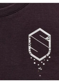 Samshield Axelle T-Shirt - Aubergine -Equestrian Sale Store samsaxelletshirtaubergine3rdy