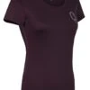 Samshield Axelle T-Shirt - Aubergine -Equestrian Sale Store samsaxelletshirtauberginerdy