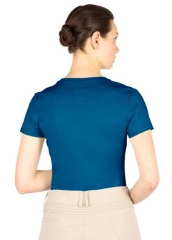 Samshield Axelle Bonnie T-Shirt - Seaport Blue -Equestrian Sale Store samshield axelle bonnie tshirt blue 2rdy