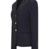 Samshield Louisa Crystal Flower Show Jacket - Navy/Rose Gold -Equestrian Sale Store samshield louisa crystal flower navy rg 1rdy