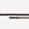 Shires Velociti Gara Plaited Leather Reins - Havana -Equestrian Sale Store shiresaviemorereins