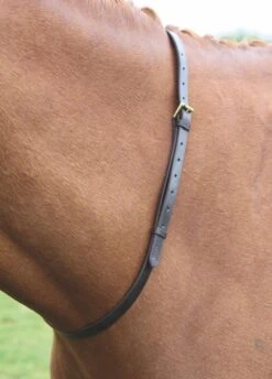 Shires Blenheim Leather Neck Strap - Havana