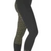 Shires Aubrion Ladies Northwick Breeches - Black/Lime -Equestrian Sale Store shiresnorthwickblackrdy
