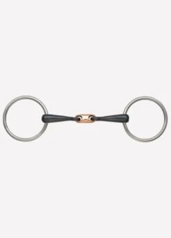 Shires Sweet Iron Loose Ring Copper Lozenge Snaffle Bit