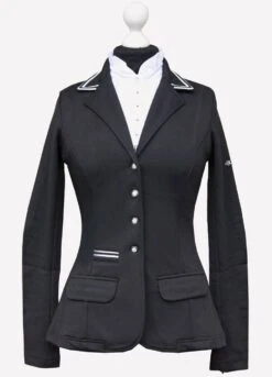 Spooks Womens Stripes Show Jacket - Black