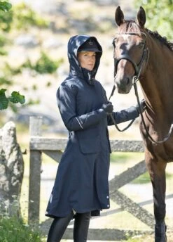 Stierna Stella Winter Coat - Midnight Navy 14 Stierna Stella Winter Coat - Midnight Navy -Equestrian Sale Store stiernacoatnavy5rdy