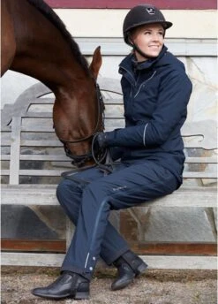 Stierna Stella Winter Trousers - Midnight Navy -Equestrian Sale Store stiernatrousersnavy4rdy