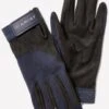 Ariat Tek Grip Gloves - Navy/Grey -Equestrian Sale Store tekgripblue.rdy