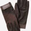 Ariat Tek Grip Gloves - Brown/Grey -Equestrian Sale Store tekgripbrn.rdy