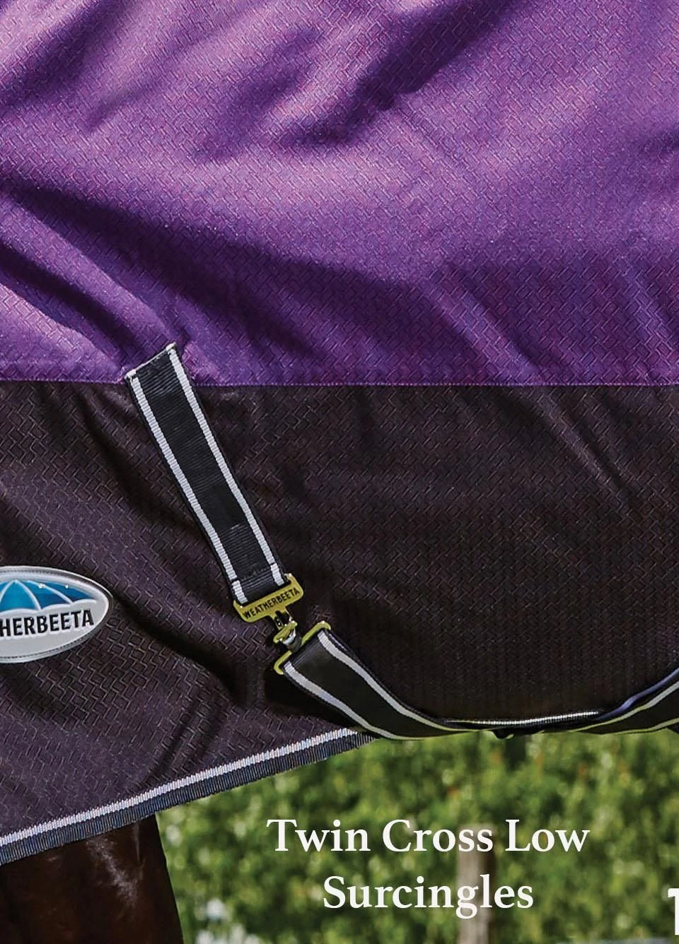 Weatherbeeta ComFiTec Plus Dynamic Combo Medium Turnout - Purple/Black 7 Weatherbeeta ComFiTec Plus Dynamic Combo Medium Turnout - Purple/Black - Image 5