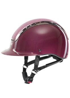 Uvex Suxxeed Blaze Glitter Helmet - Burgundy Shiny -Equestrian Sale Store uvex blaze suxxeed burgundy 1rdy